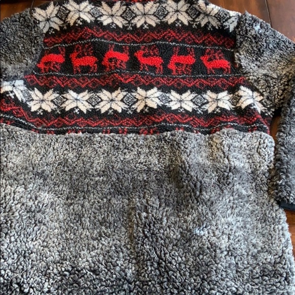Simply Southern Sherpa Pullover Deer Print - Picture 2 of 2